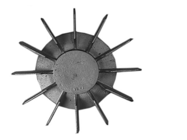 Top view of 11-3/4 inch OD Fan Model 2 from Jenkins Electric