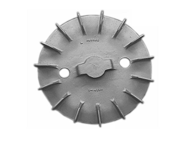 Top view of 15-5/8 inch OD Fan from Jenkins Electric