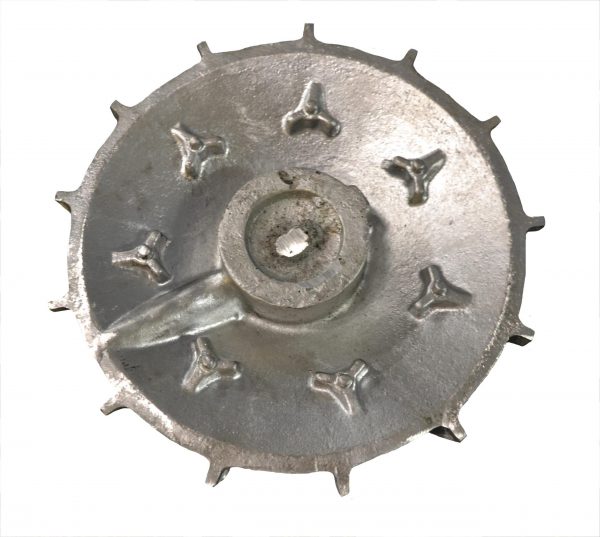 Bottom view of 11-1/2 inch OD Fan Model 2 from Jenkins Electric