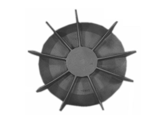 Top view of 18-1/2 inch OD Fan from Jenkins Electric