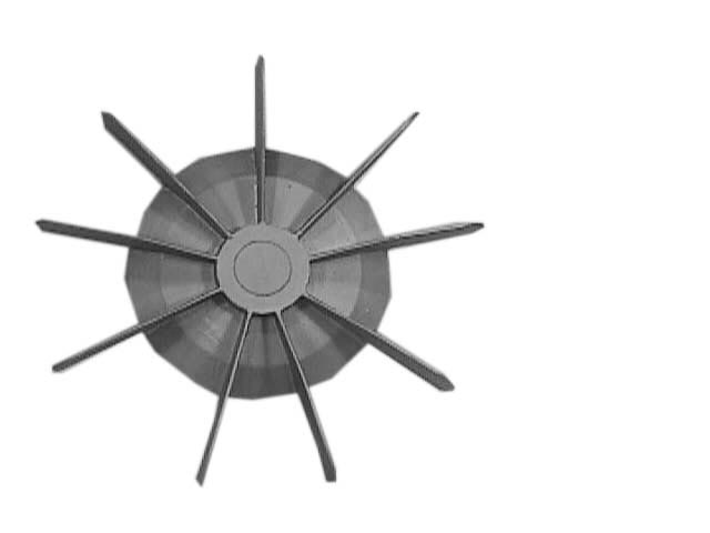 Top view of 28-1/2 inch OD Fan from Jenkins Electric