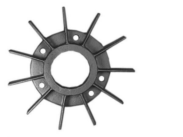 Top view of 11-3/8 inch OD Fan Model 3 from Jenkins Electric