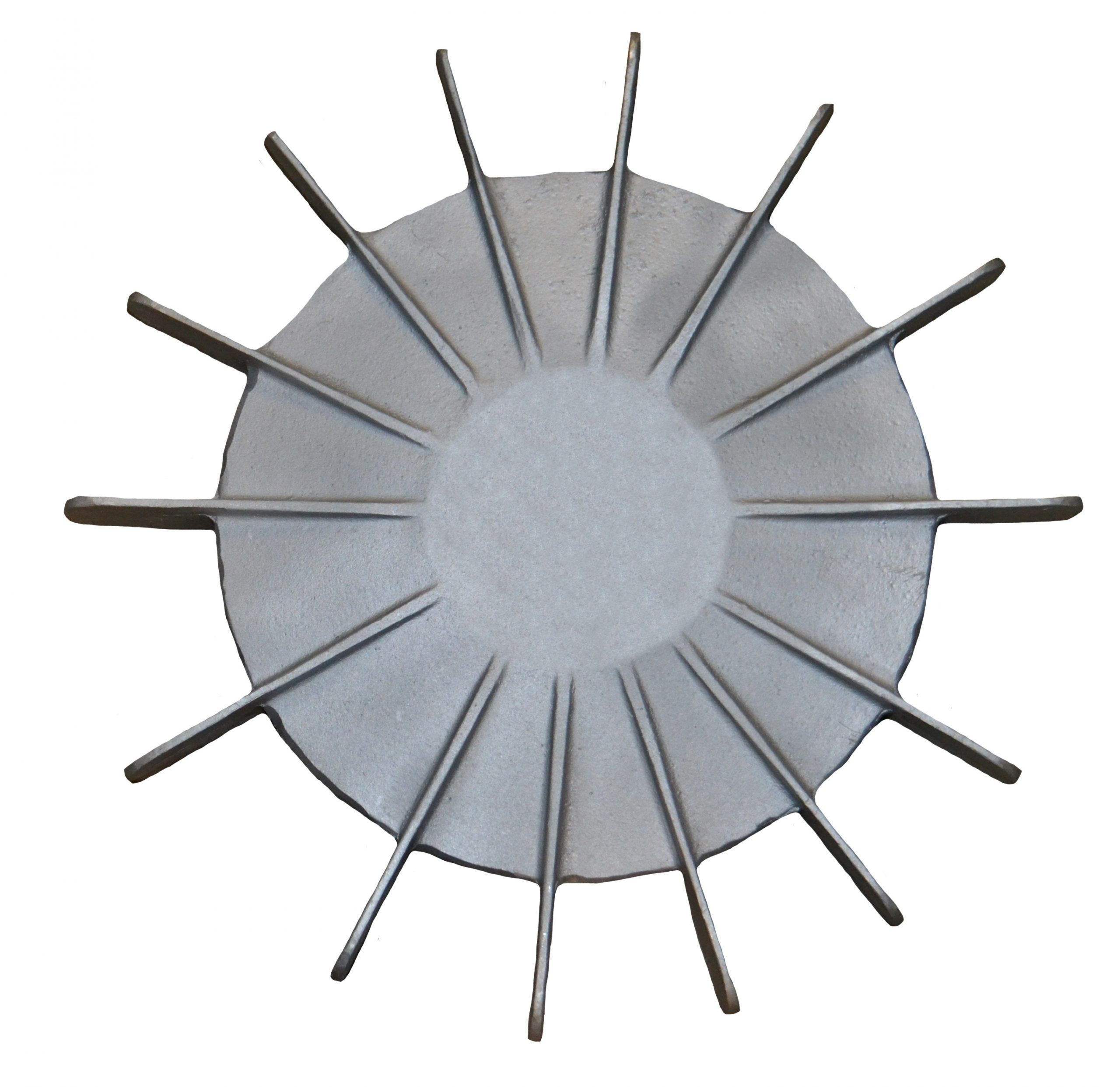 Bottom view of 19-7/8 inch OD Fan Model 2 from Jenkins Electric