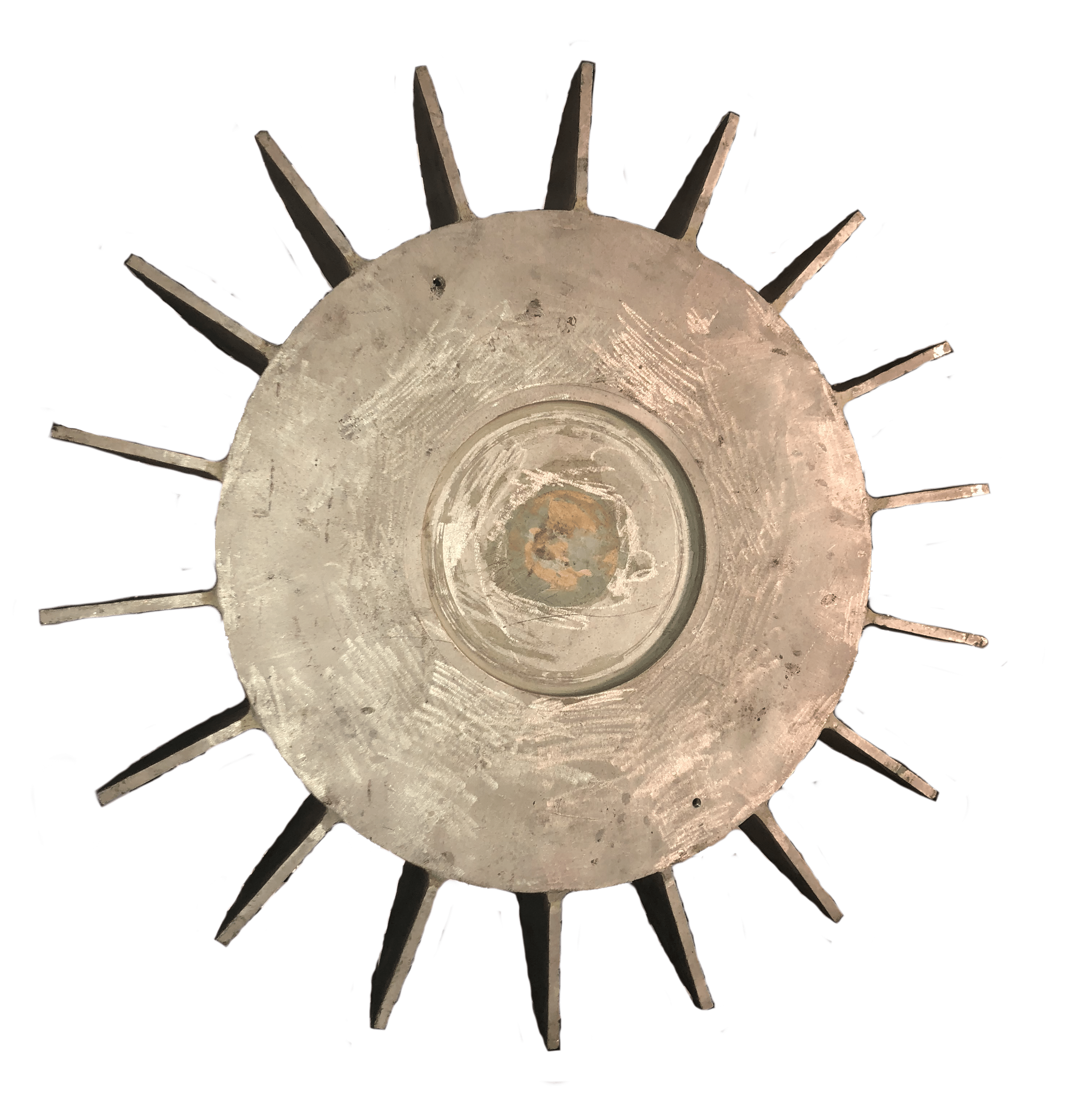 Bottom view of 32-1/4 inch OD Fan from Jenkins Electric