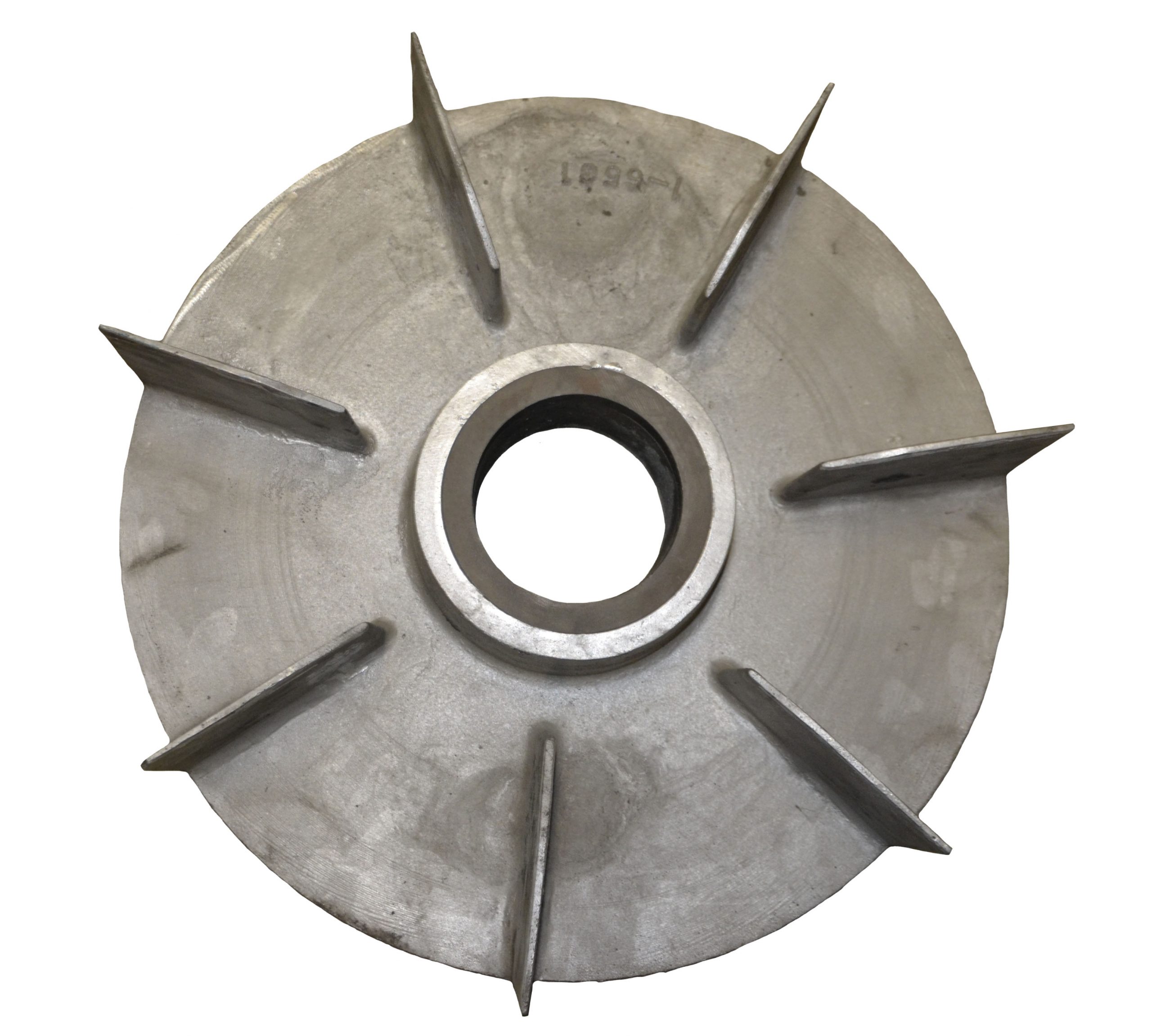Top view of 23-5/8 inch OD Fan from Jenkins Electric