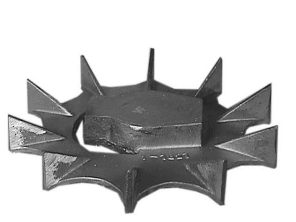 Front view of the 10-1/4 inch OD Fan Model 2 from Jenkins Electric