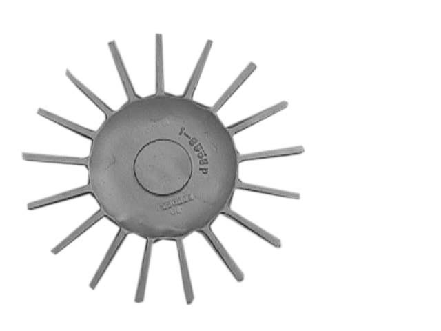 Bottom view of 19-7/8 inch OD Fan Model 3 from Jenkins Electric