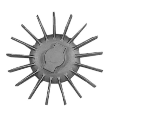 Top view of 19-7/8 inch OD Fan Model 3 from Jenkins Electric